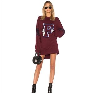 Fenty x puma varsity letter sweater dress